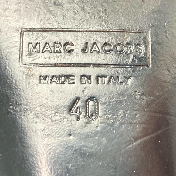 MARC JACOBS Black Leather Ballet Flats - Made in Italy size 40 - Picture 9 of 9